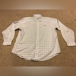 BROOKS BROTHERS MENS SZ L PIMA COTYON BUTTON DOWN SHIRT EUC